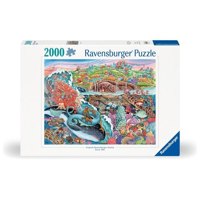 Puzzle 2000 pieces, Puzzle Adultes, Des 14 ans, Le mythe de Thalassa, Mer , 12001484, Ravensburger