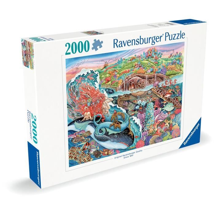 Puzzle 2000 pieces, Puzzle Adultes, Des 14 ans, Le mythe de Thalassa, Mer , 12001484, Ravensburger