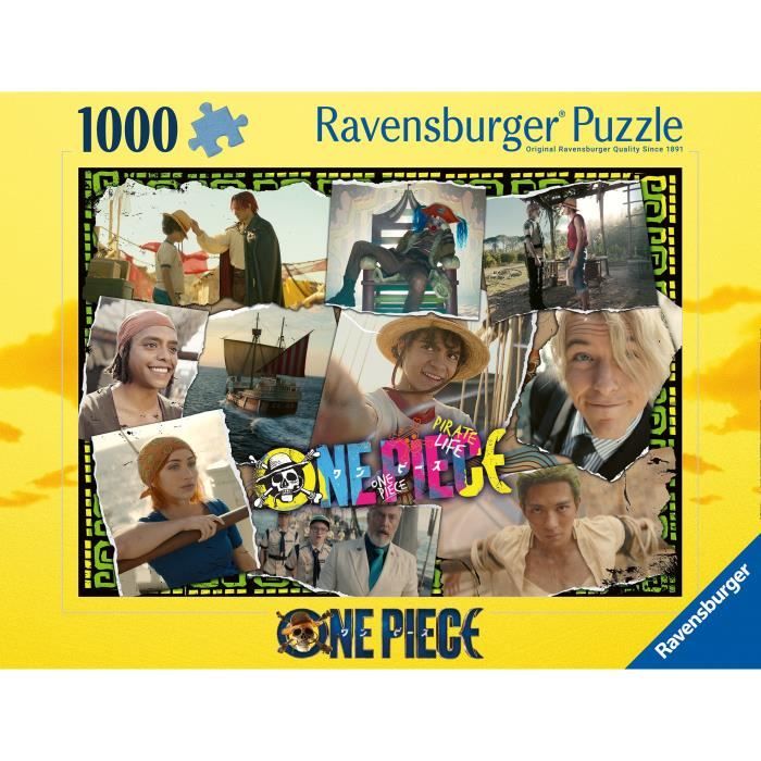 Puzzle 1000 pieces A la recherche de One piece, des 14 ans, Puzzle de qualité supérieure, One Piece, 12001500, Ravensburger