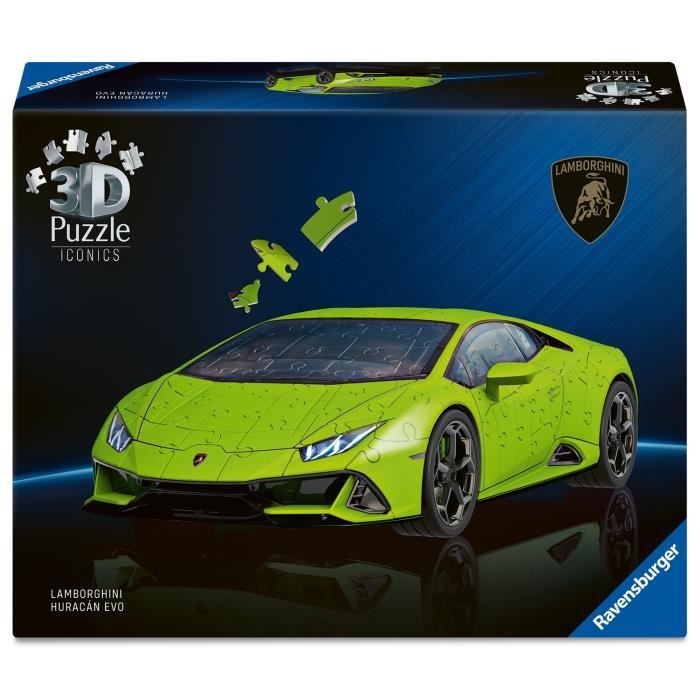 Puzzle 3D Iconics - Lamborghini Huracán EVO - Edition verte