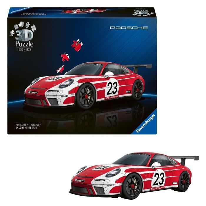 Puzzle 3D Iconics - Porsche 911 GT3 Cup Salzburg