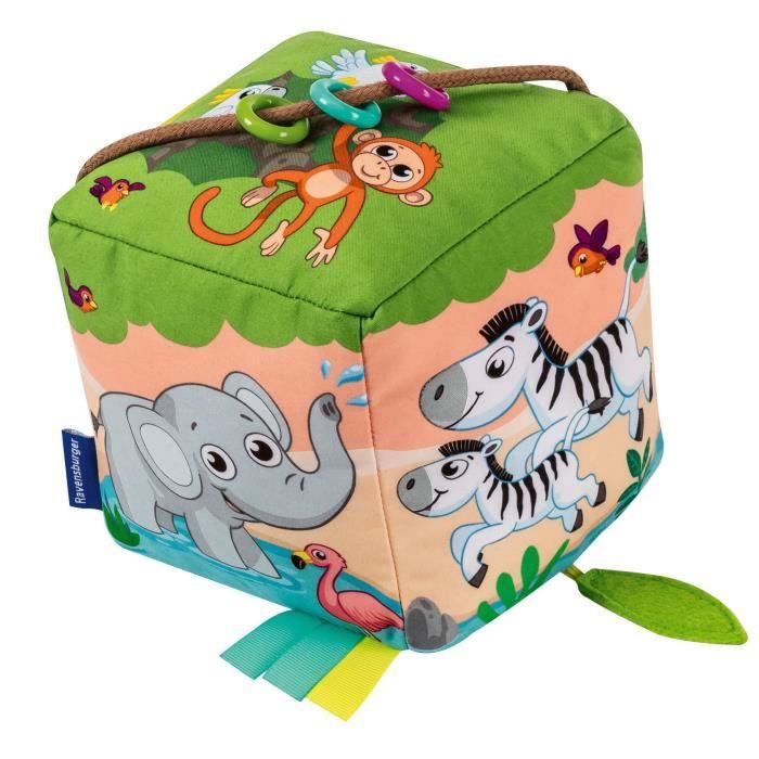Ravensburger play+, Cube d'activitÈs sonore - Les animaux sauvages , 0-12 mois, Premier ‚ge, bÈbÈ