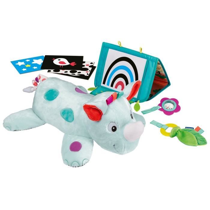 Ravensburger play+, Coussin d'activitÈs - RhinocÈros , 0-12 mois, Premier ‚ge, bÈbÈ