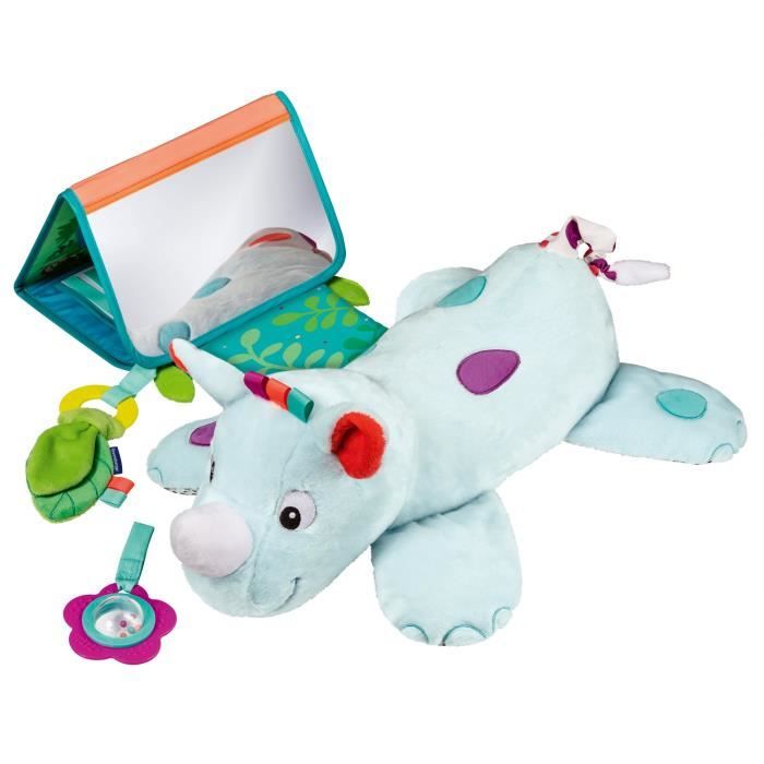 Ravensburger play+, Coussin d'activitÈs - RhinocÈros , 0-12 mois, Premier ‚ge, bÈbÈ