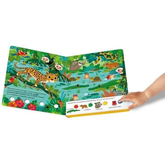 Ravensburger play+, Cherche et brille - Dans la jungle, Livre, Premier ‚ge, bÈbÈ