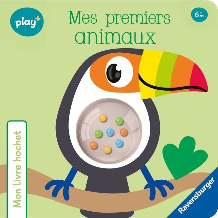 Ravensburger play+, Mon Livre hochet - Mes premiers animaux, Livre, Premier ‚ge, bÈbÈ
