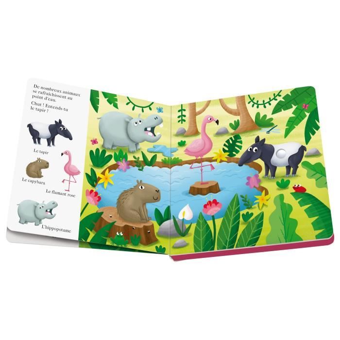 Ravensburger play+, Chut...qui est la ? Les animaux de la jungle, Livre, Premier ‚ge, bÈbÈ