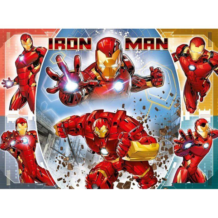 Puzzle 100 pieces XXL, Le puissant Iron Man / Marvel Avengers, 00013377, A partir de 6 ans, Ravensburger, MARVEL HEROS