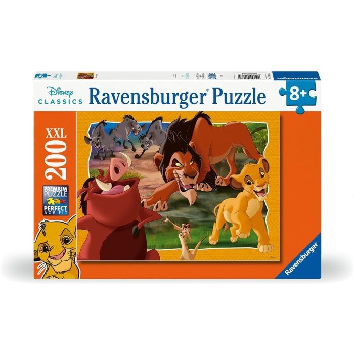 Puzzle 200 p XXL Hakuna Matata - Disney Le Roi Lion-Des 8 ans Ravensburger