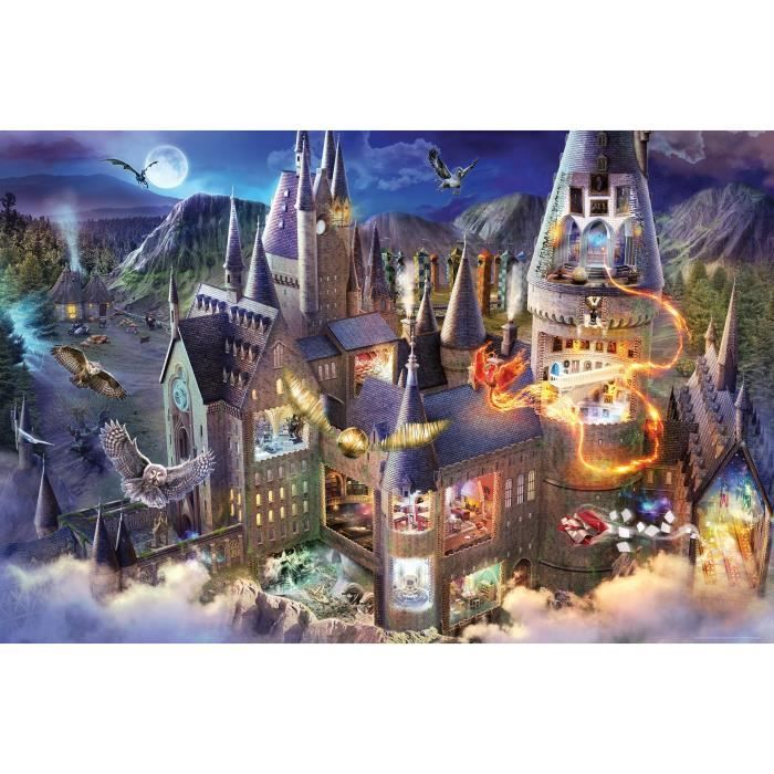Puzzle 3000 pieces Vue sur le château de Poudlard / Harry Potter, des 14 ans, 17561, Ravensburger