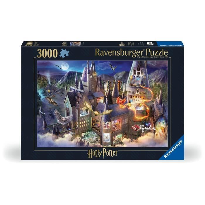 Puzzle 3000 pieces Vue sur le château de Poudlard / Harry Potter, des 14 ans, 17561, Ravensburger