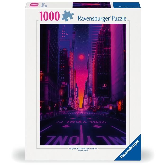 Puzzle 1000 pieces : Les néons de New York