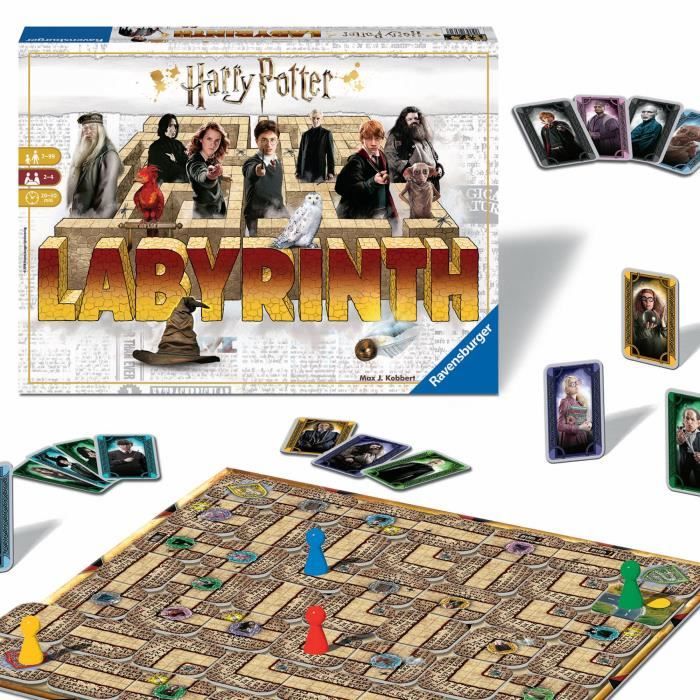 Labyrinthe Harry Potter, Jeu de société, Chasse au trésor dans un labyrinthe en mouvement, Des 7 ans, Ravensburger