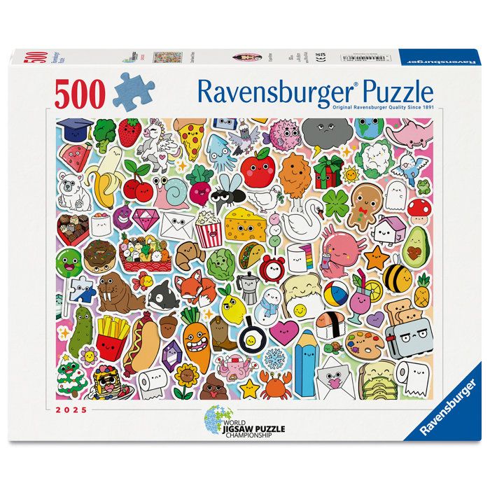 Ravensburger - Puzzle 500 pieces - Stickers kawaii - Adultes et enfants des 12 ans - Puzzle de qualité supérieure - 12001796