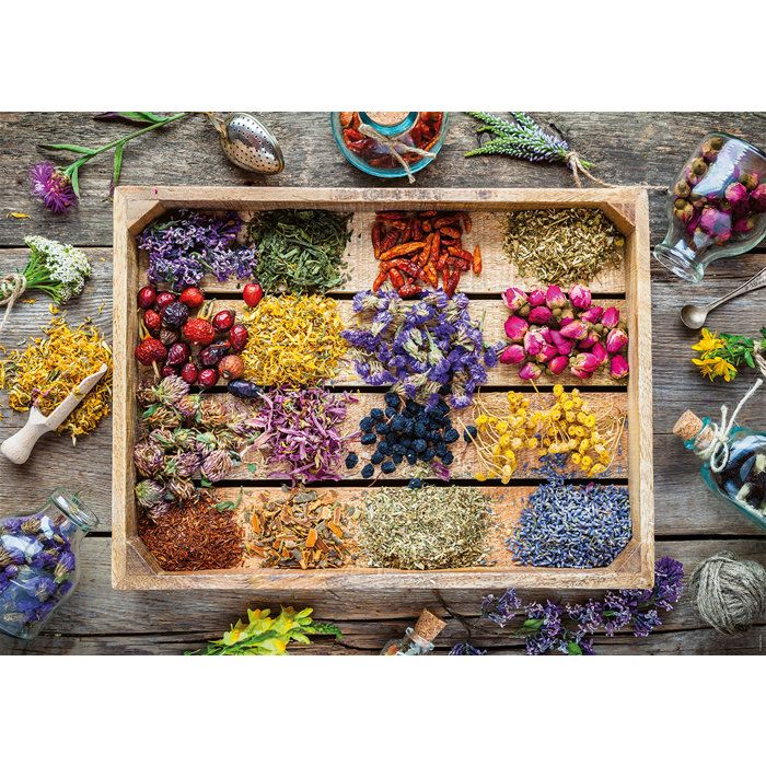 Nathan - Puzzle 1500 pieces - Les plantes médicinales -des 14 ans - Encastrement parfait - Collection Photo d'art - 12001818