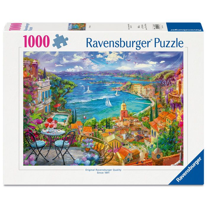 Ravensburger - Puzzle Adulte - Puzzle 1000 pieces - Saint-Tropez - des 14 ans - Puzzle de qualité supérieure -12001824