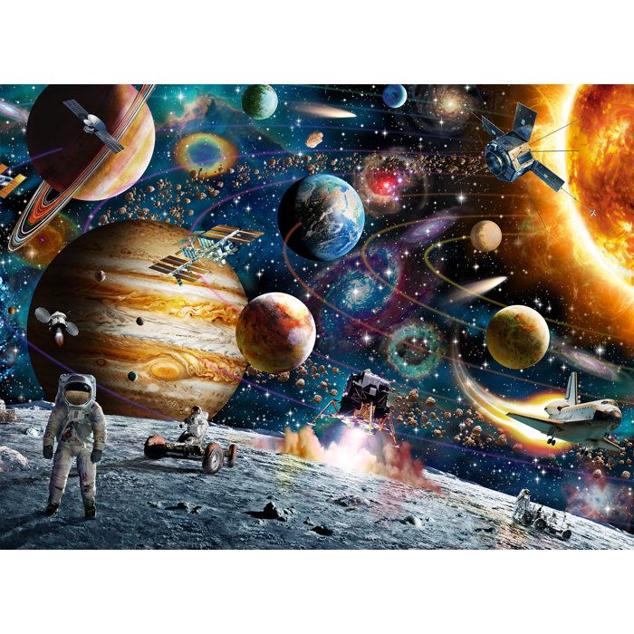 Puzzle 150 pièces Science et espace - RAVENSBURGER - Dans l'Espace - Mixte - A partir de 6 ans - Intérieur