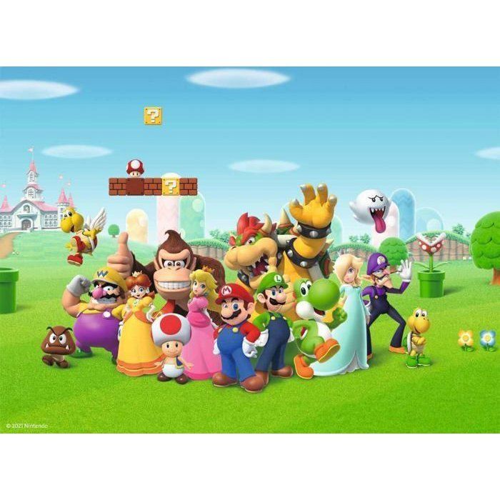 Puzzle 200 pieces XXL Les aventures de Super Mario, 00012993, Des 8 ans, Ravensburger