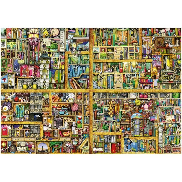 Puzzle 18 000 pieces Bibliotheque magique XXL, Colin Thompson, Adultes et enfants a partir de 14 ans, Fantaisie, 17825, Ravensburger
