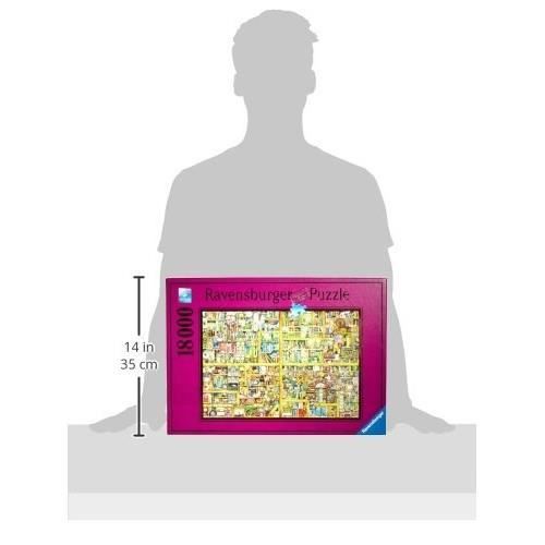 Puzzle 18 000 pieces Bibliotheque magique XXL, Colin Thompson, Adultes et enfants a partir de 14 ans, Fantaisie, 17825, Ravensburger