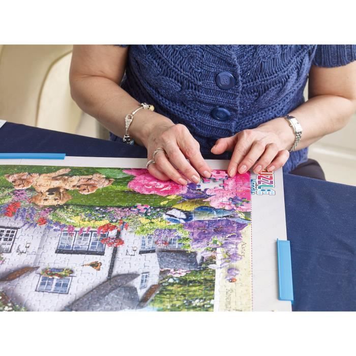 Plateau de puzzle - RAVENSBURGER - 17971 - Pliable - Pour 1000 pieces - Pinces de fixation