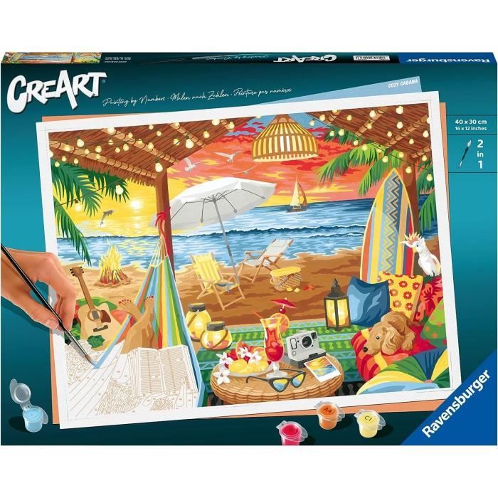 CreArt 30x40 cm - Cozy Cabana - SÈrie B NumÈro d'art - 00020276 - Des 12 ans