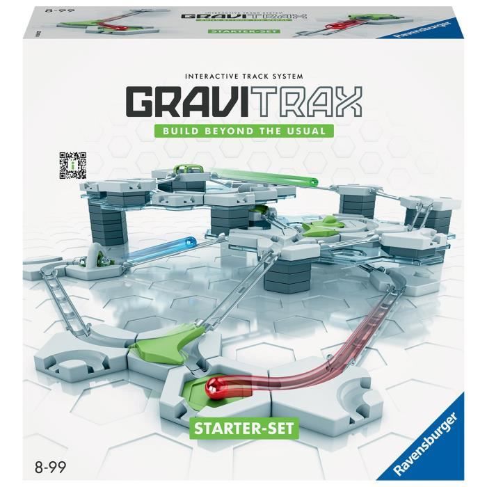 Gravitrax Starter Set 122 pieces, Circuit de billes, Jeu de construction crÈatif, Des 8 ans, 22410, Ravensburger