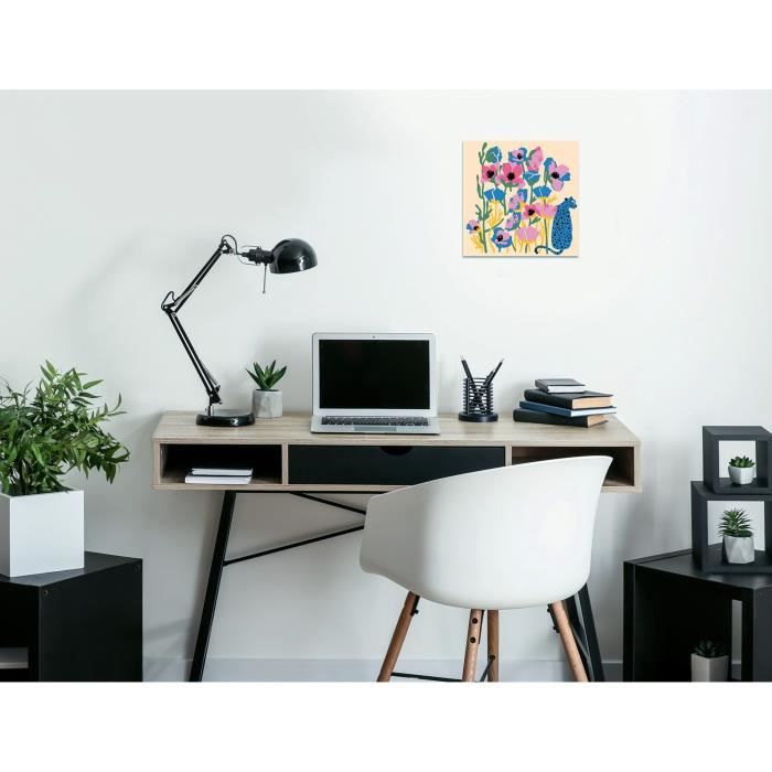 CreaArt Poppy - 20x20 cm - Edition limitée Jolane - Peinture au numéro Adulte - Des 12 ans - Décoration murale - RAVENSBURGER