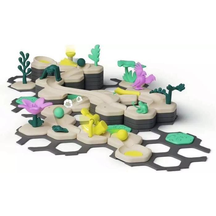 Gravitrax Junior - Starter Set My Jungle 97 pieces - Circuit de billes - Jeu de construction crÈatif - Ravensburger - Des 3 ans