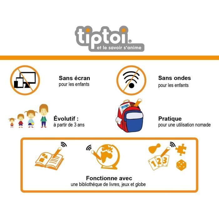 tiptoi, Livre interactif, Destination Savoir Les dinosaures, 7 ans, Ravensburger