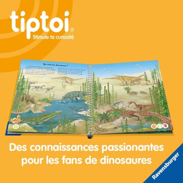 tiptoi, Livre interactif, Je découvre les dinosaures, 4 ans, 13099013, Ravensburger