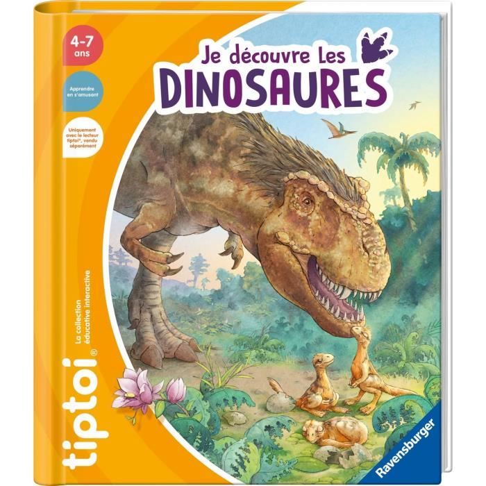 tiptoi, Livre interactif, Je découvre les dinosaures, 4 ans, 13099013, Ravensburger