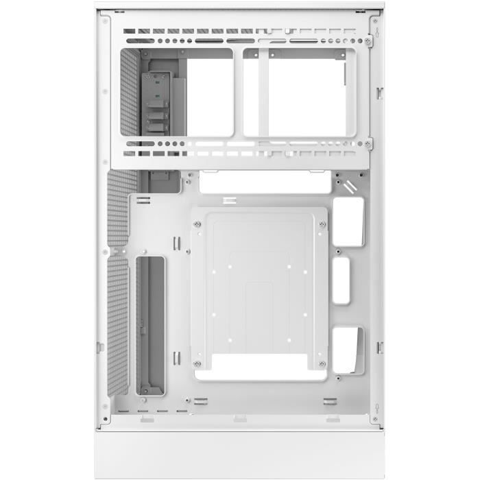 Boîtier PC sans alimentation - DEEPCOOL - CH270 Digital - Mini tour - Format M-ATX - 1x120mm RGB inclus + affichage digital - Blanc