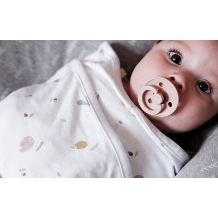 Couverture Miracleô Happy Fox /biais White - BEABA - Jersey de coton -