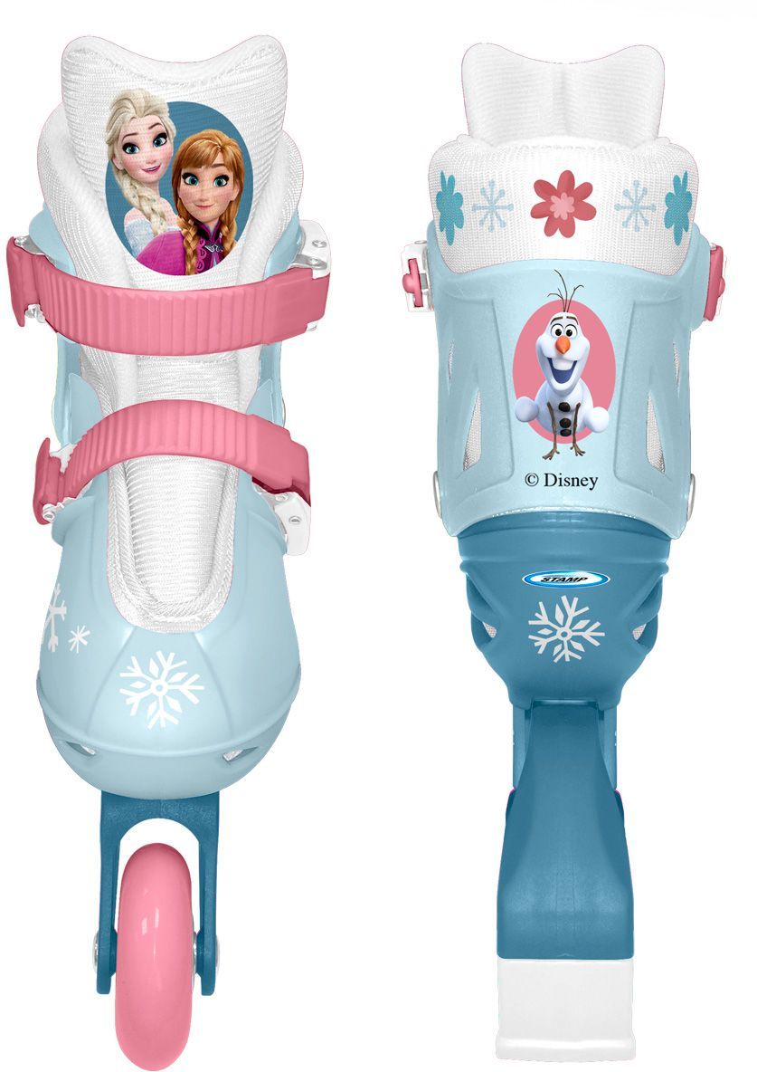 Patins en ligne 2-en-1 - LA REINE DES NEIGES - Fille - Bleu - Taille 27-30