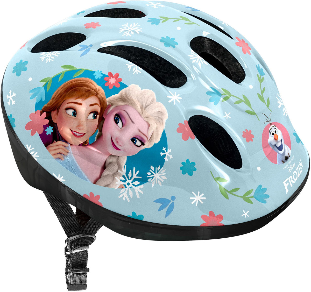 Set casque et coudieres / genouilleres - LA REINE DES NEIGES - RN246507 - 50 / 56 cm