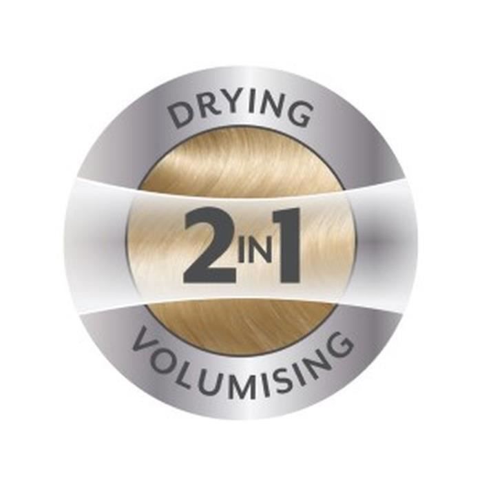 Brosse soufflante REMINGTON AS8901 HYDRAluxe - 2 vitesses, 3 tempÈratures - brosse ovale fonction hydracare