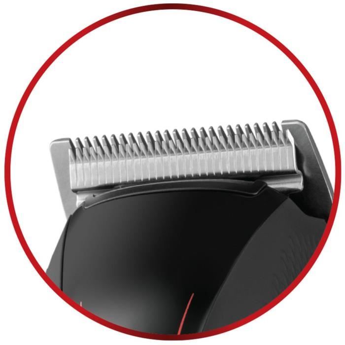 Tondeuse Cheveux REMINGTON HC550 Easy Fade Pro sans fil étanche guides de coupe fixe, a dégradé et pour oreilles