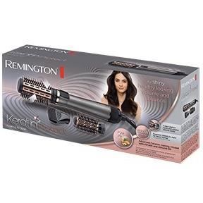 Remington AS8810 Brosse Cheveux Rotative Soufflante Chauffante Volume Keratin Protect, Soin KÈratine Huile d'Amande
