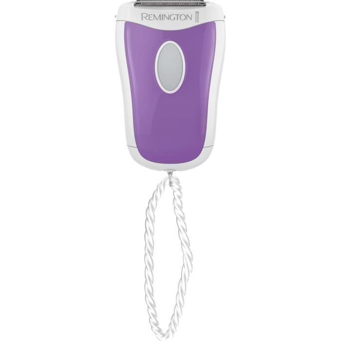 Rasoir féminin compact - REMINGTON - WSF4810 SMOOTH & SILK - a pile - Violet / Blanc