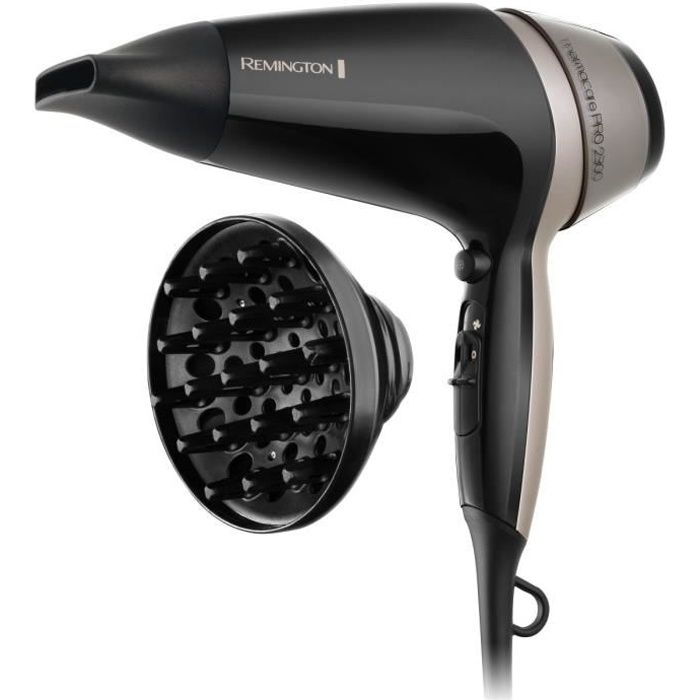 REMINGTON D5715 Seche-Cheveux Professionnel Ionique Thermacare 2300W, Grille CÈramique, Chaleur Homogene