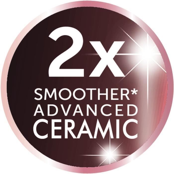 Lisseur REMINGTON S5305 Rose Shimmer - 5 tempÈratures 150 a 230∞C ñ chauffe rapide ñ arret automatique