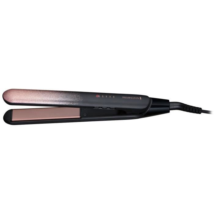 Lisseur REMINGTON S5305 Rose Shimmer - 5 tempÈratures 150 a 230∞C ñ chauffe rapide ñ arret automatique