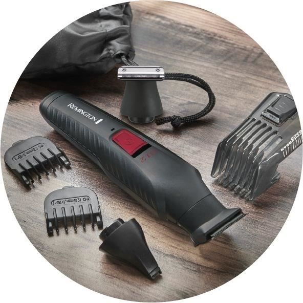 Kit multifonction - REMINGTON - G12 Graphite Series - 12 en 1 - Lames auto-affűtées - Autonomie 40 min - USB