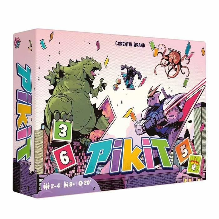 Jeu de plateau - Pikit - Kaijus vs Mechas - Stratégique - Palpitant