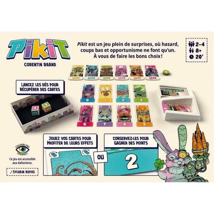 Jeu de plateau - Pikit - Kaijus vs Mechas - Stratégique - Palpitant