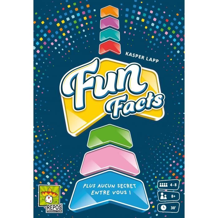 Jeu de sociÈtÈ Fun Facts - Asmodee - Mixte - A partir de 3 ans - Bleu - Multicolore