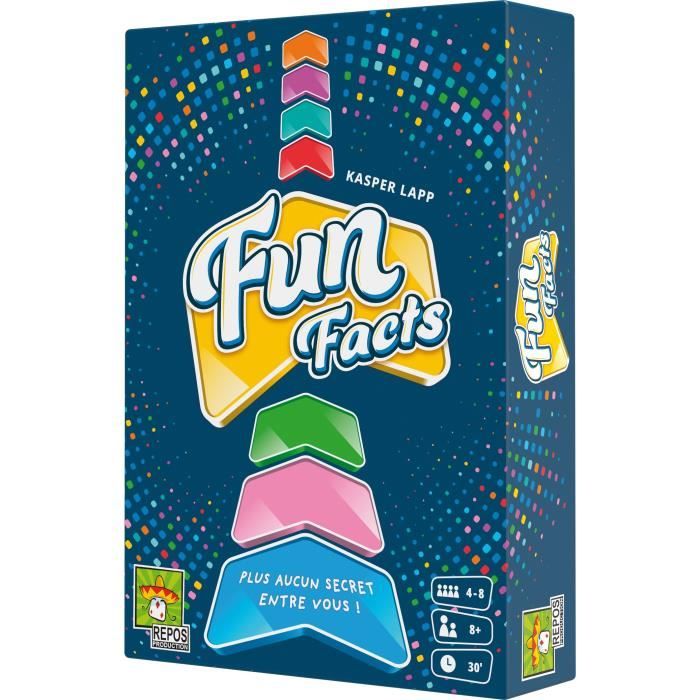 Jeu de sociÈtÈ Fun Facts - Asmodee - Mixte - A partir de 3 ans - Bleu - Multicolore