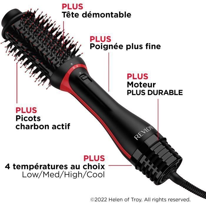 Brosse soufflante REVLON RVDR5298 - One Step Volumizer Plus - Tete amovible