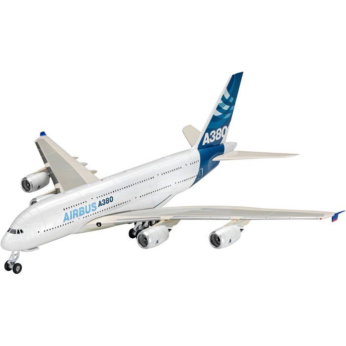 Maquette d'avion - REVELL - Model Set - Airbus A380 - Avec colle, peintures et accessoires